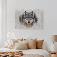 Ancient Forest Holds Wolf's Gaze