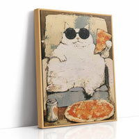 Round Shades, Round Belly, Round Pizza