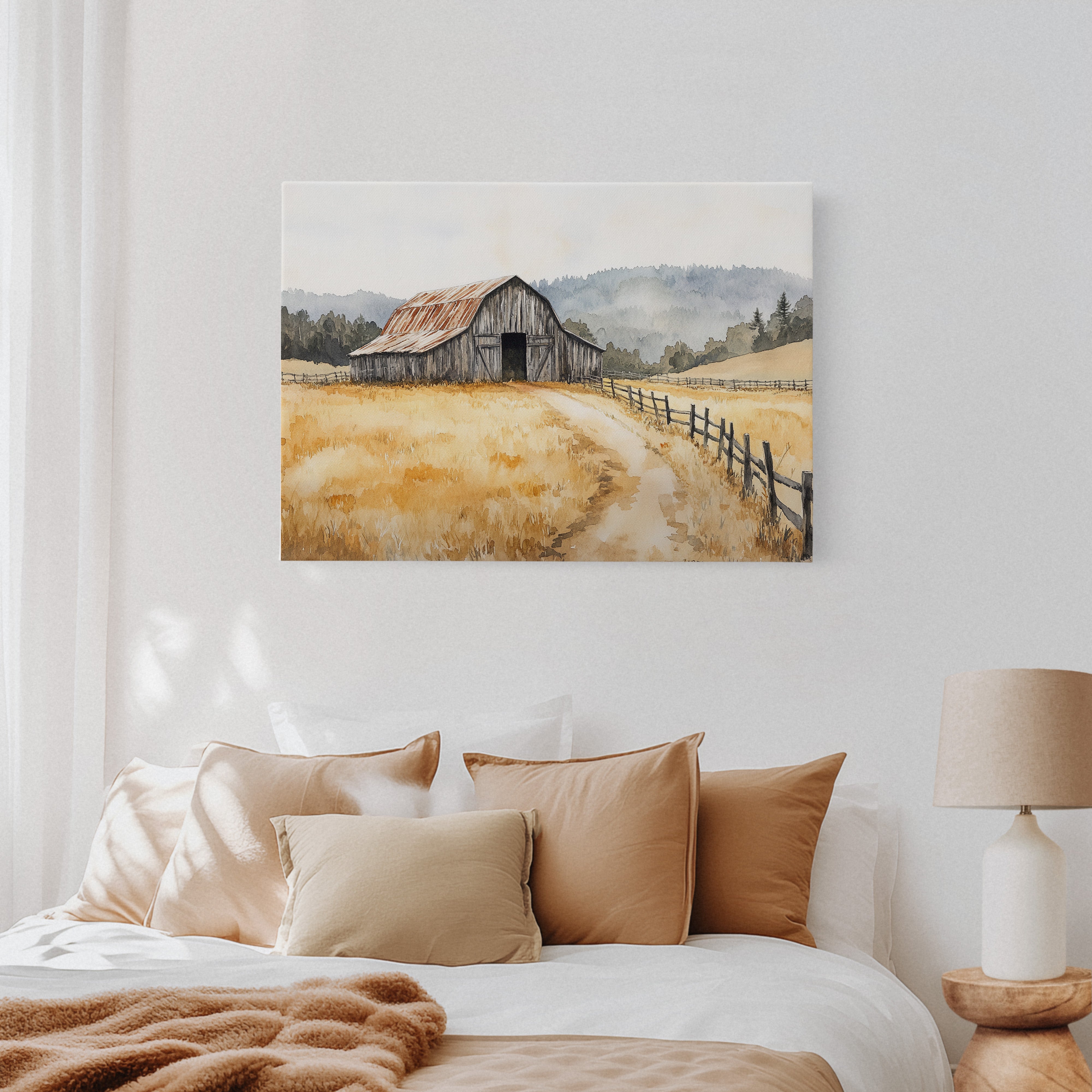 Autumn Fields Lead Home Again