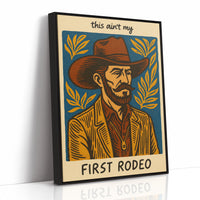 Cowboy Blues On Rustic Boards