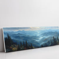 Misty Blue Mountain Valley
