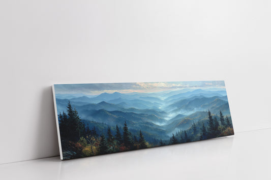 Misty Blue Mountain Valley