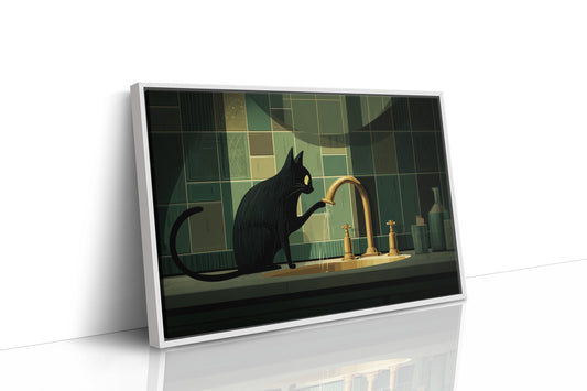 Midnight Curiosity at the Faucet