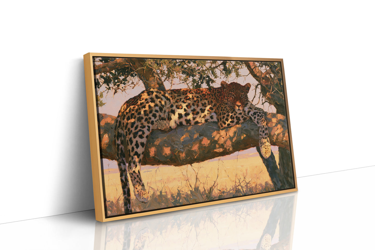 Leopard, Draped in Gold