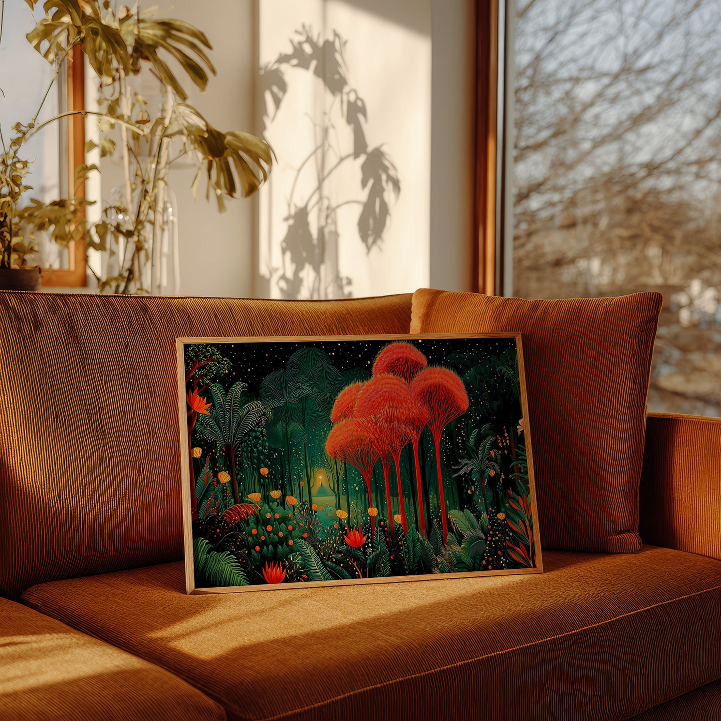 Coral Trees Dance In Midnight Gardens