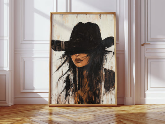 Outlaw Grace Western Cowgirl Portrait