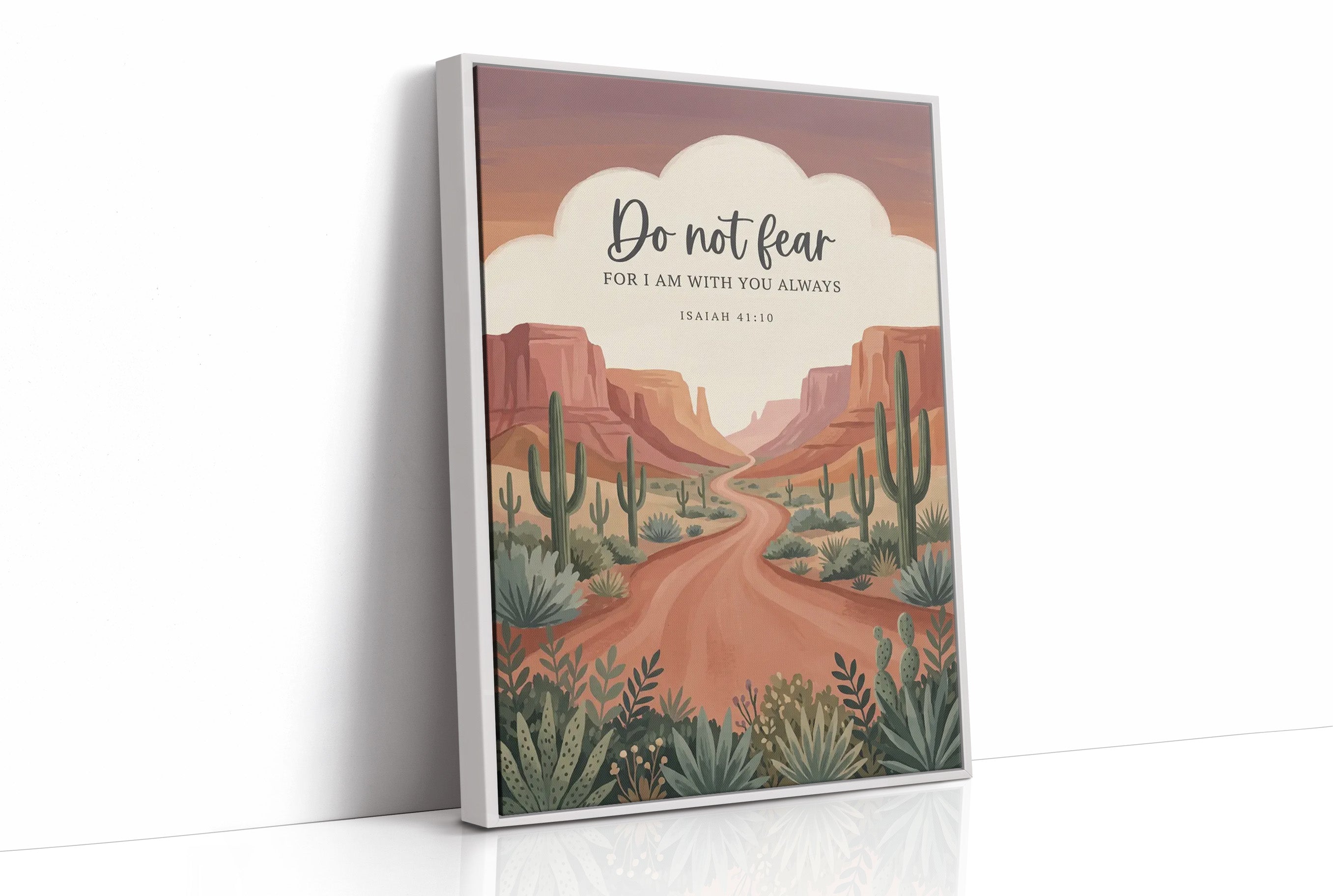 Do Not Fear: Desert Canyon Scripture Print