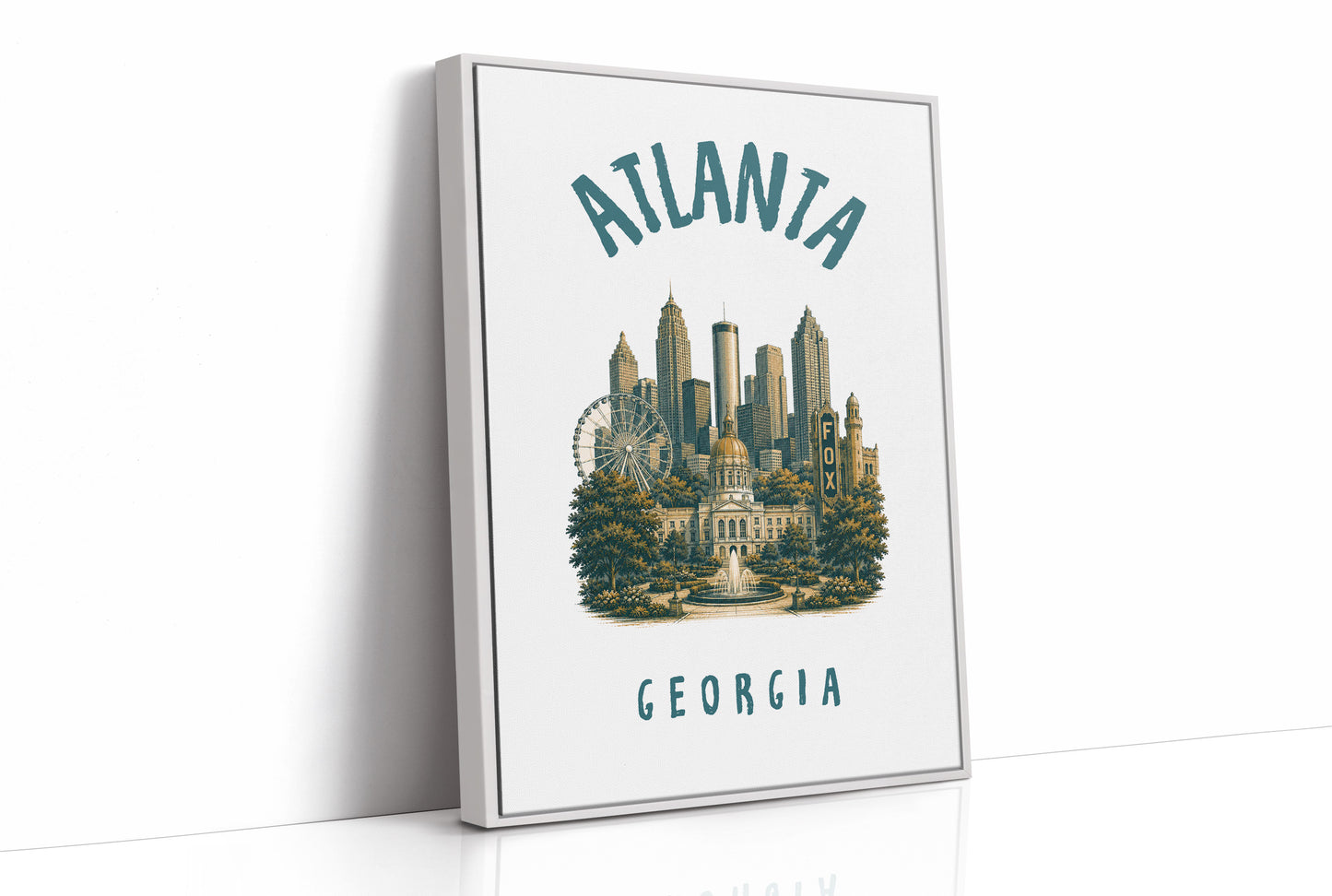 Atlanta's Capitol Fountain