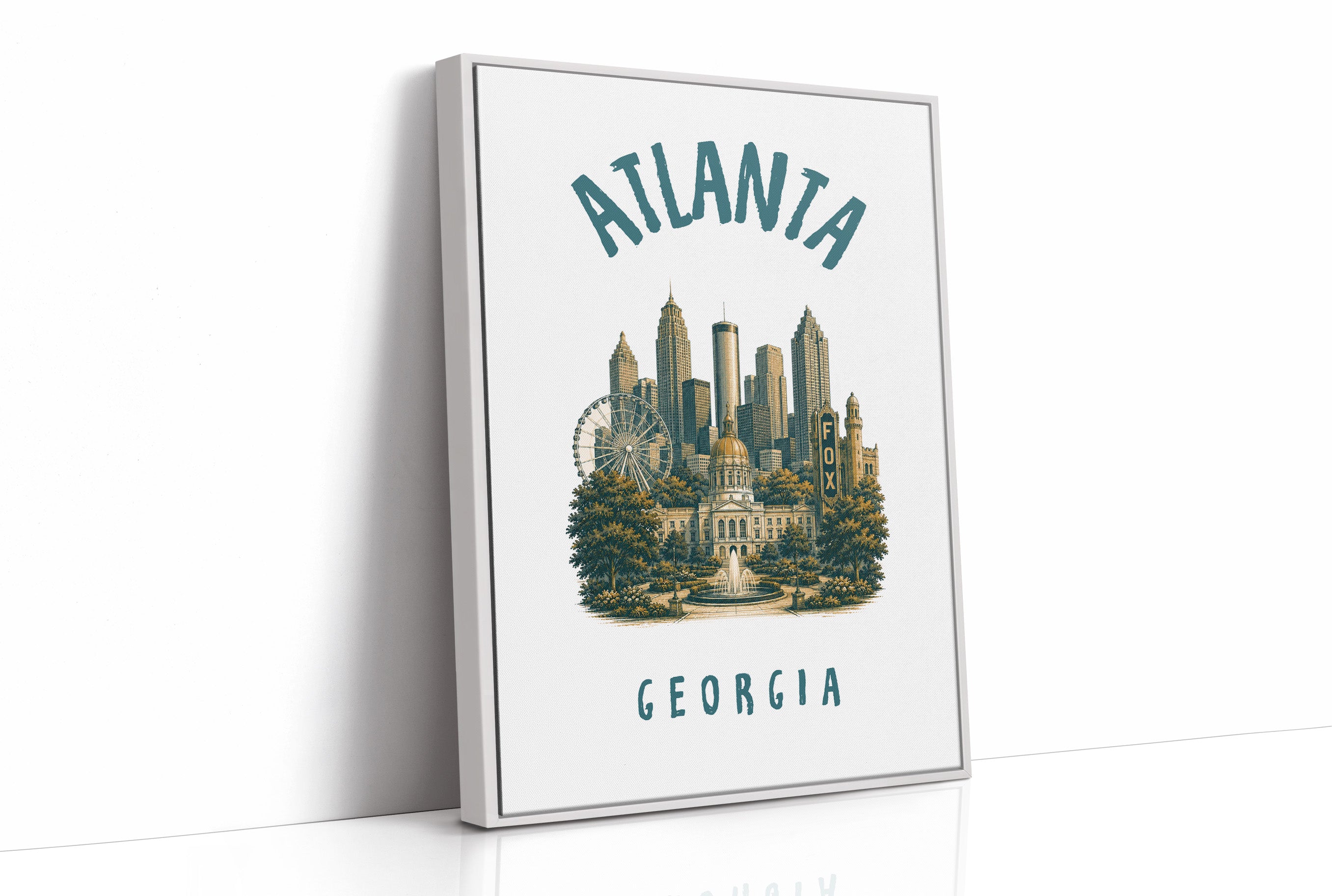 Atlanta's Capitol Fountain