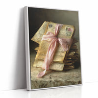 Letters Tied In Blush