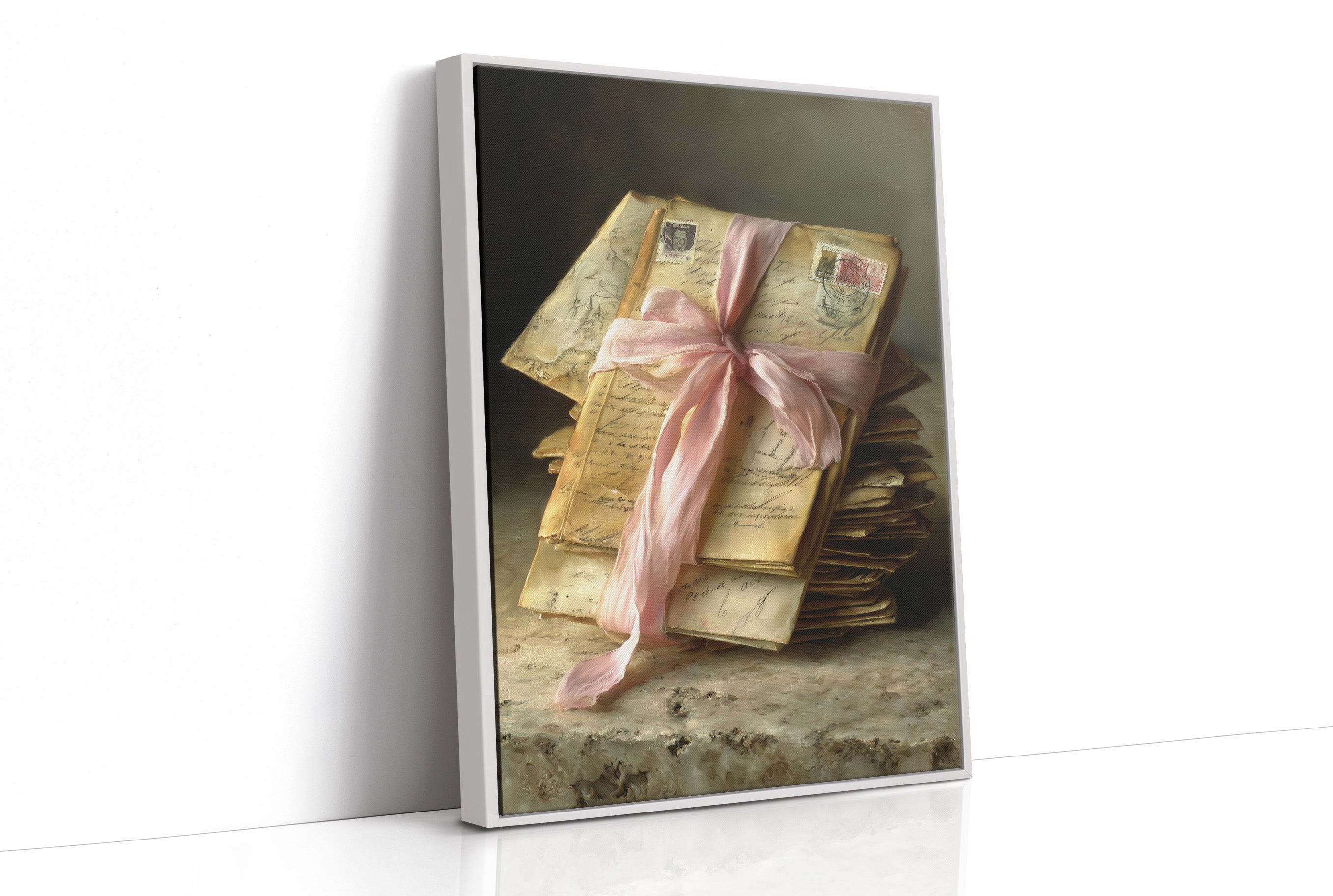 Letters Tied In Blush