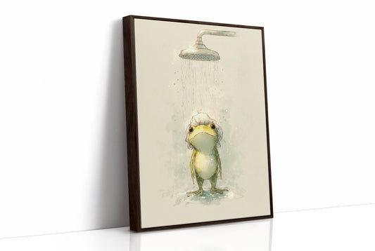 Reluctant Shower Toad's Morning Ritual