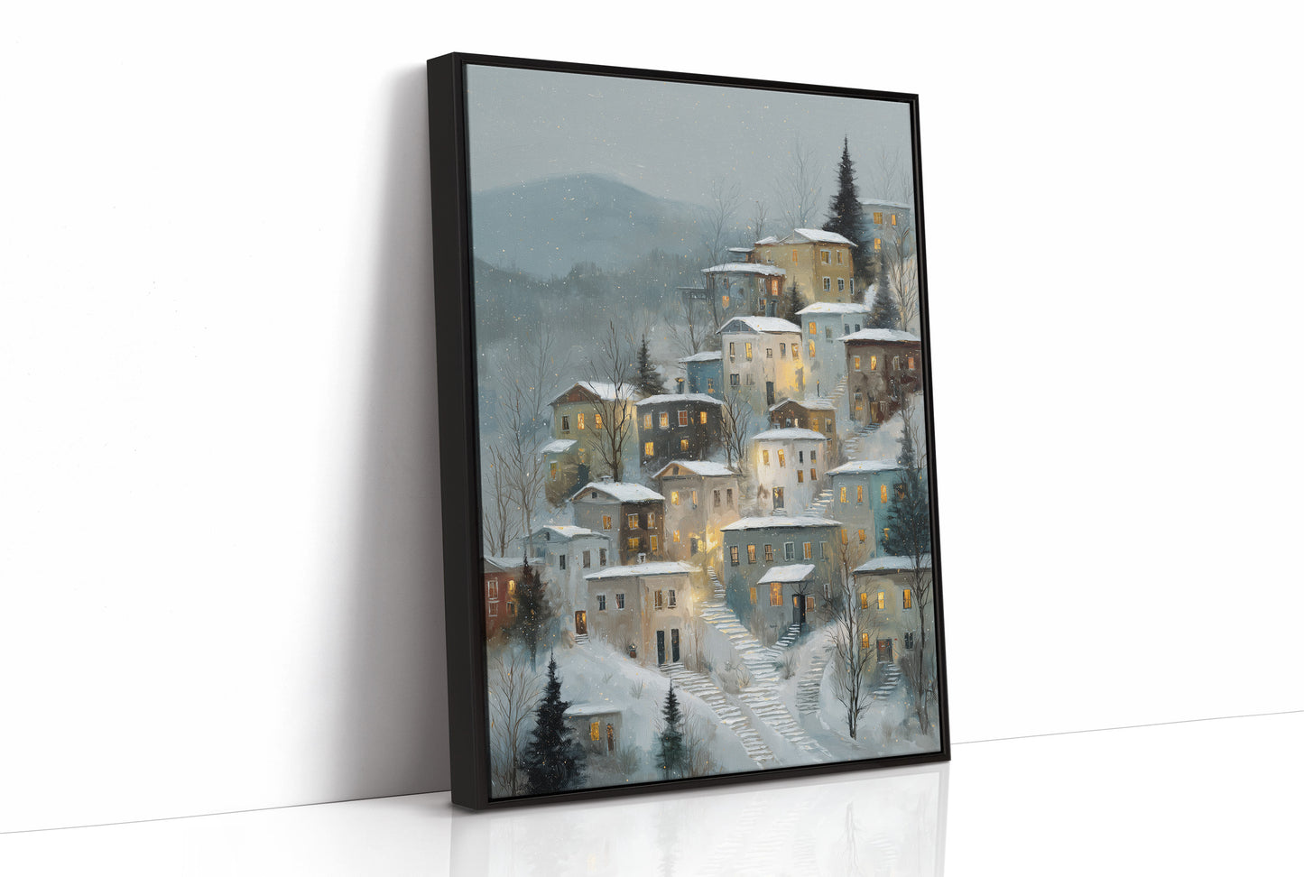 Hillside Haven in Winter's Embrace