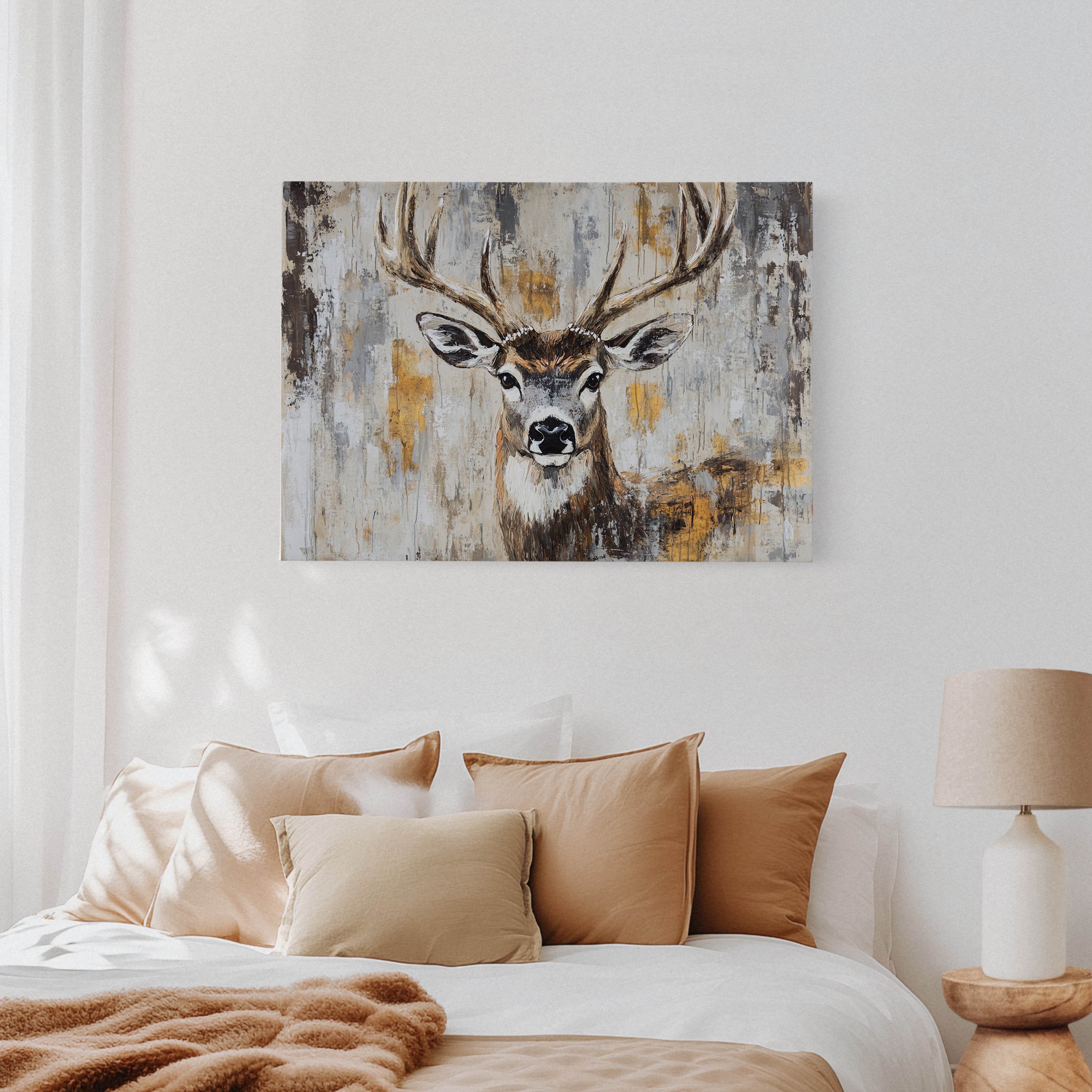 Noble Stag In Golden Light