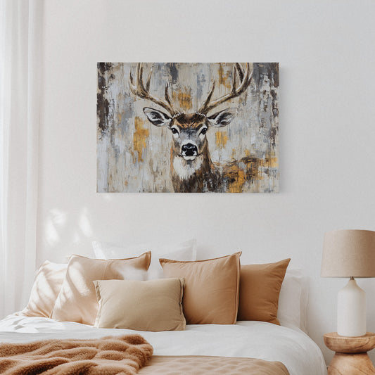 Noble Stag In Golden Light