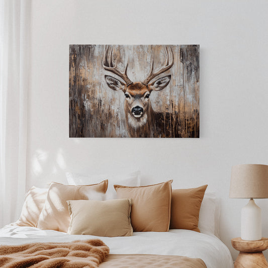 Noble Buck In Winter Light