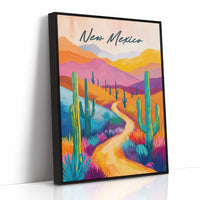Vibrant Paths Through Desert Blooms