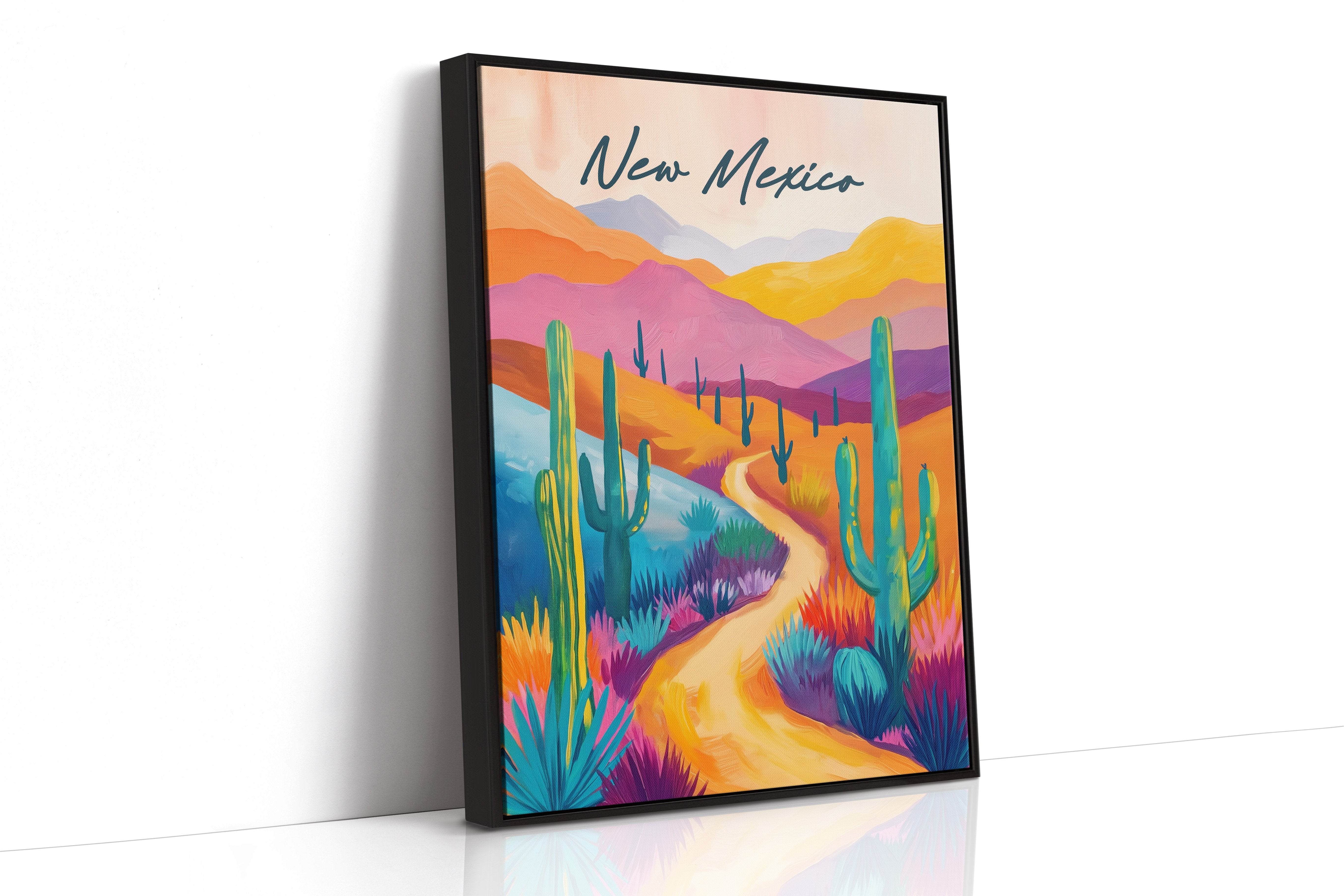 Vibrant Paths Through Desert Blooms