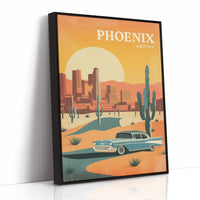 Sunset Cruising Through Desert Horizons