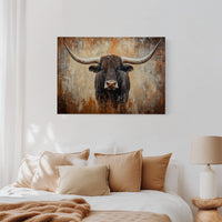Longhorn Tales In Copper Light