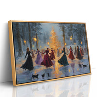 Lantern Waltz in Winter Woods