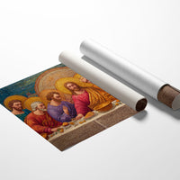 Ancient Mosaic Among Modern Pages