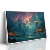 Lighthouse Beneath the Kraken's Sky
