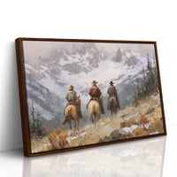 Three Riders Before the Snow