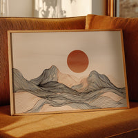 Mountains Flow Like Gentle Waves