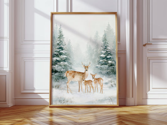 Beneath The Snowfall's Gentle Caress