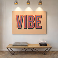 Retro VIBE Gradient Typography