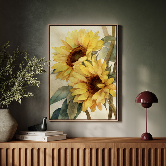 Sunlight Kisses the Golden Petals