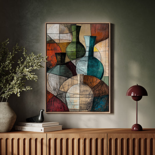 Vessels Dance In Cubist Light