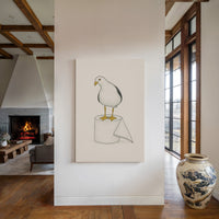 Seagull on a Toilet Roll