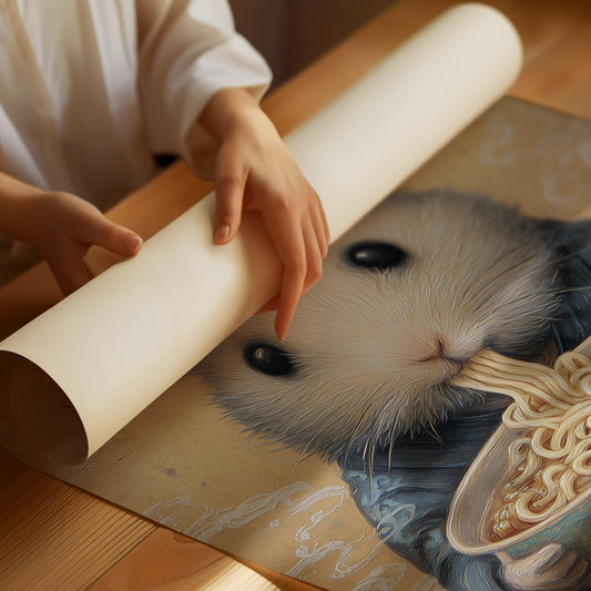 Tiny Master Savors Noodle Wisdom