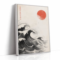 Japanese Ink Waves – The Flow of Nature
