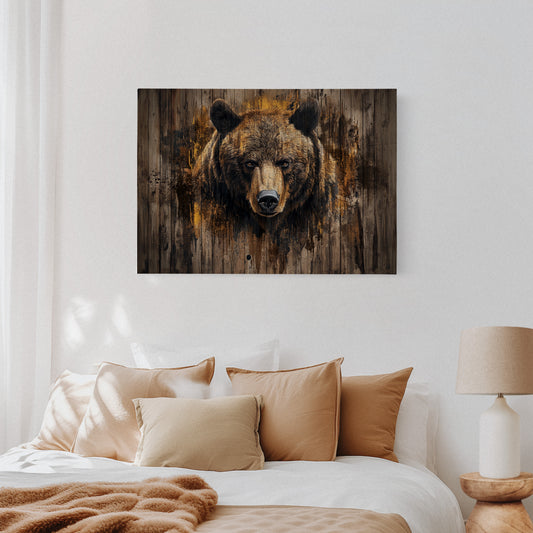 Ancient Forest Holds Bear's Gaze