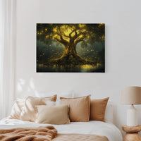 Ancient Light Dances Through Branches