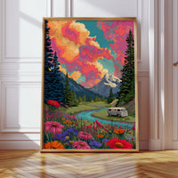 Journey Through Blossoms and Peaks