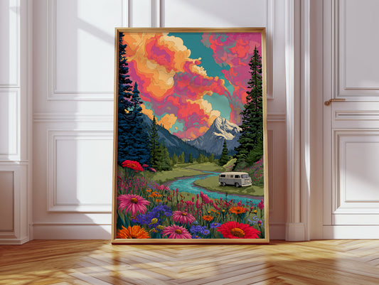 Journey Through Blossoms and Peaks