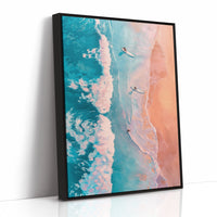 Surfers Chase Coral Tides