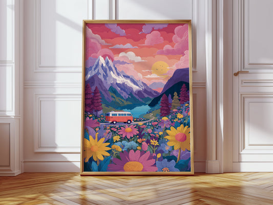 Journey Through Blooming Horizons