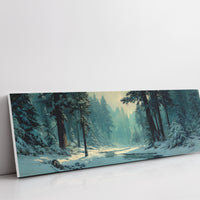 Snowy Forest Morning Light