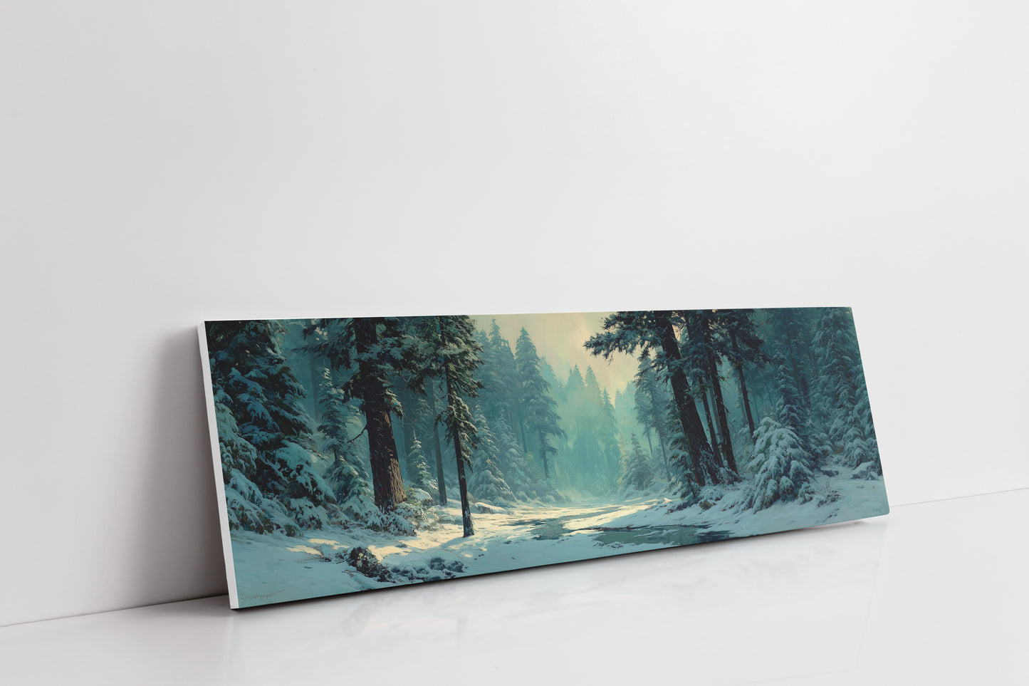 Snowy Forest Morning Light