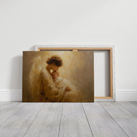 Celestial Embrace in Amber Light