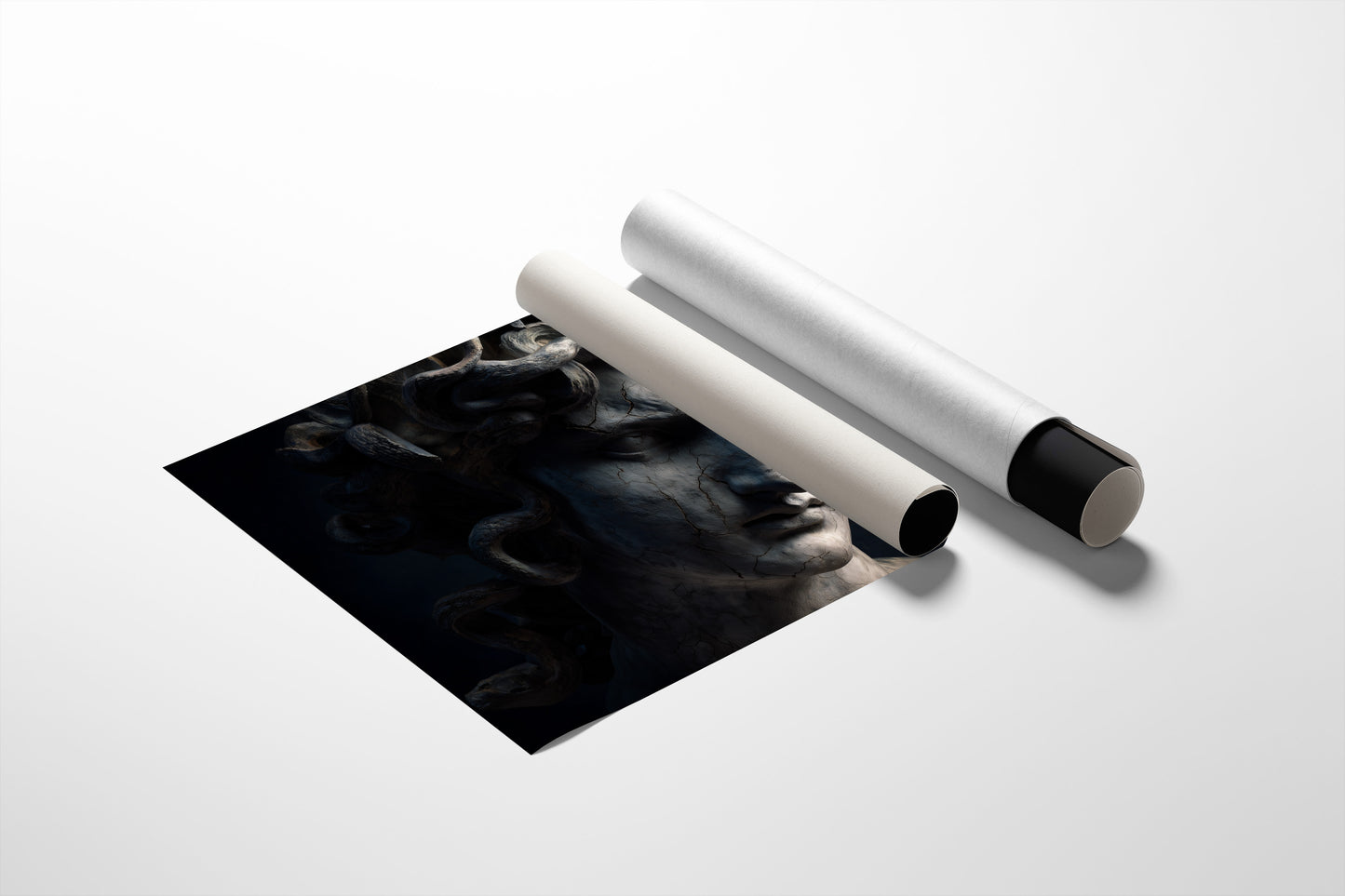 Ancient Faces Among Dusty Tomes