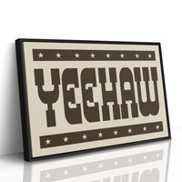 Bold Yeehaw Western Star Print