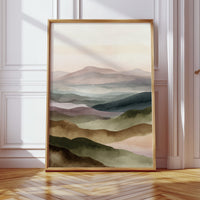 Mountains Breathe in Gentle Hues