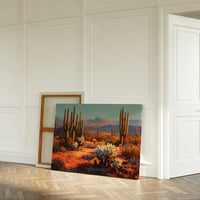 Copper Light Bathes Desert Giants