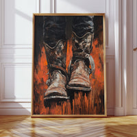 Burnt Leather Cowboy Boots